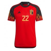 Belgien Charles De Ketelaere #22 Hjemmebanetrøje VM 2022 Kortærmet